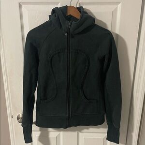 Lululemon Dark Green Scuba Hoodie